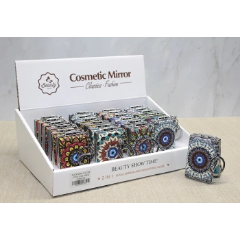 Nevamel Taşlı El Aynası Anahtarlık Model 1