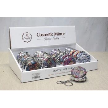 Nevamel Taşlı El Aynası Anahtarlık Model 10