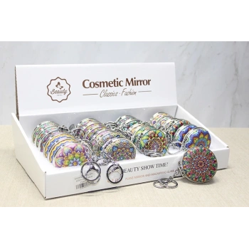 Nevamel Taşlı El Aynası Anahtarlık Model 6