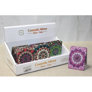 Nevamel Taşlı El Aynası Dikdörtgen İnce Model 4