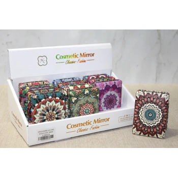 Nevamel Taşlı El Aynası Dikdörtgen Kalın Model 4