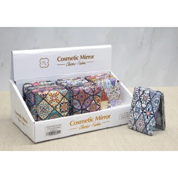 Nevamel Taşlı El Aynası Dikdörtgen Kalın Model 6