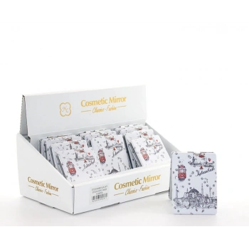 Nevamel Taşlı İstanbul Tasarımı El Aynası İnce Model 8