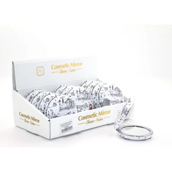 Nevamel Taşlı İstanbul Tasarımı El Aynası Kalın Model 7