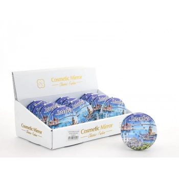 Nevamel Taşlı İstanbul Tasarımı El Aynası Kalın Model 9