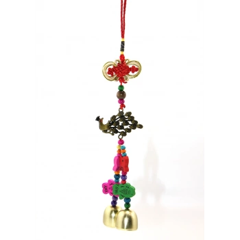 Nevamel Tavuskuşu Renkli Rüzgar Çanı