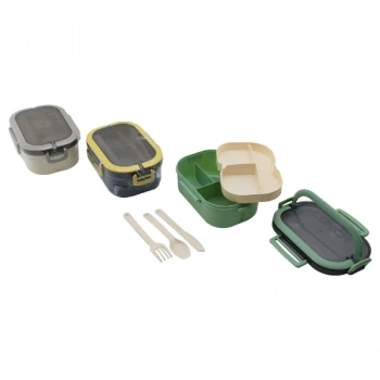 Nevamel Tek Katlı Bölmeli Beslenme Kutusu