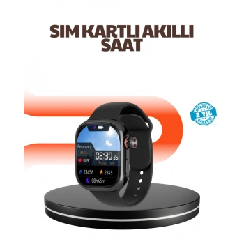 Nevamel® Telefon Bağımsız SIM Kartlı Akıllı Saat Nabız Ölçerli