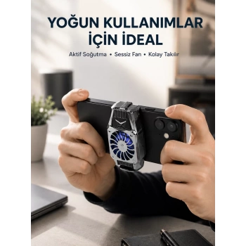 Nevamel® Telefon Isınmasını Azaltan Aktif Fanlı Soğutucu Sistemi