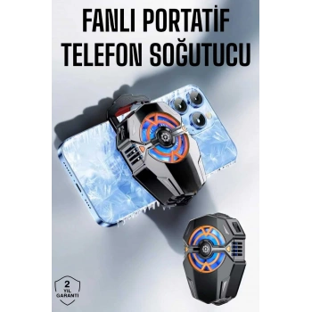 Nevamel® Telefon Soğutucu Fanlı Güçlü Motor Radyotör Soğutucu