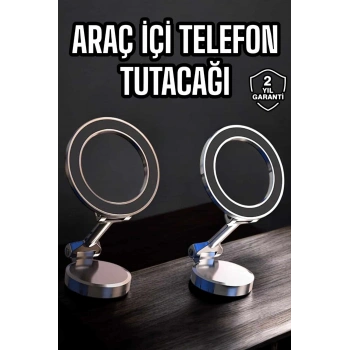 Nevamel Telefon Tutucu Tüm Arabalara Uyumlu Araç İçi Katlanabilir Manyetik Tasarım