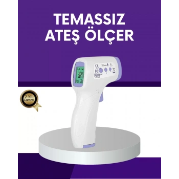 Nevamel® Temassız Ateş Ölçer Dijital Kızılötesi Termometre Hızlı Ölçüm