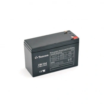 Nevamel® TESCOM Combatt CBL12-9 12V 9Ah Bakımsız  Kuru Akü. UPS için Uygundur. (100012238)(1923)