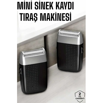 Nevamel Tıraş Makinesi Mini Sinek Kaydı Şarjlı Taşınabilir Paslanmaz Çelik