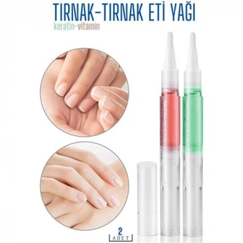 Nevamel® Tırnak Yağı Canladırıcı Bakım Kalemi 2 Li Paket