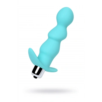 Nevamel® Todo Bland Anal Vibratör, Silikon, Mavi, 12 Cm, Ø 2,8 Cm