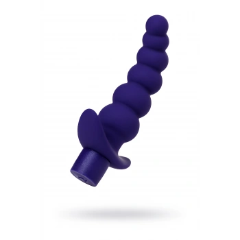 Nevamel® Todo Dandy Anal Vibratörü, Silikon, Mor, 13,5 Cm, Ø 3,2 Cm