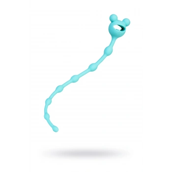 Nevamel® Todo Froggy Anal Zinciri, Silikon, Mavi, 27,4 Cm, Ø 1,4 Cm