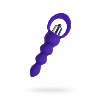 Nevamel® Todo Twisty Anal Plug, Silikon, Mor, 14 Cm, Ø 3,2 Cm