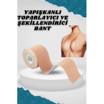 Nevamel Toparlayıcı Göğüs Bandı Şekillendirici Ten Rengine Uygun Esnek Hassas Ciltlere Uygun