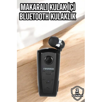 Nevamel Tüm Telefonlara Uyumlu Mikrofonlu Titreşimli Makaralı Bluetooth Kulakiçi Kulaklık
