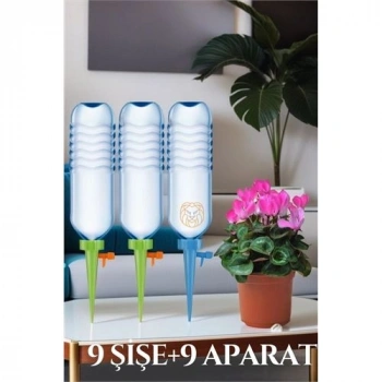Nevamel® Turk Çiçek Damlama Sulama Şişe Aparat 18 li set Seti