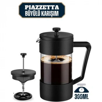 Nevamel® Turk French Press 300 Ml  Piazzetta Büyülü Karışım