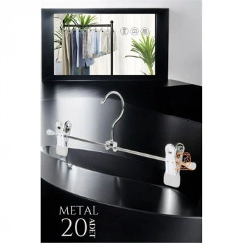 Nevamel® Turk Metal Etek Pantolon Askısı - Mandallı Etek Askısı Pantolon Askısı 20 Adet