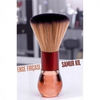 Nevamel® Turk Samur Berber Ense Fırçası Saç Temizleme Fırçası - Berber Temizlik Fırçası- Kuaför Berber Malzemesi