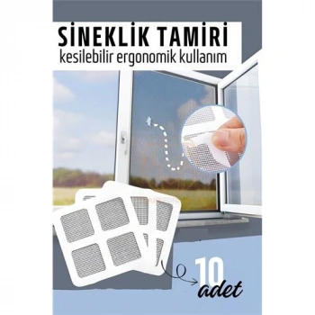 Nevamel® Turk Sineklik Tamir Bandı 10 ADET 10 x 10 cm