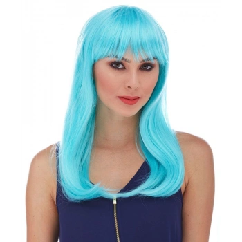 Nevamel Turkuaz Mavi Parti Peruğu