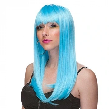 Nevamel Turkuaz Mavi Parti Peruğu