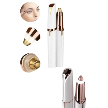 Nevamel Tüy Kıl Alma Kaş Bıyık Unisex Yüz Bakım Epilasyon Aleti Pilli