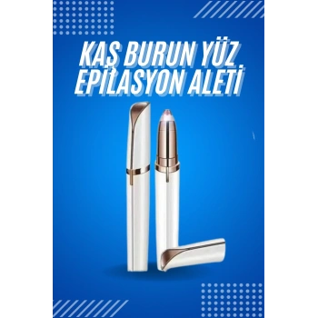 Nevamel Tüy Kıl Alma Kaş Bıyık Unisex Yüz Bakım Epilasyon Aleti Pilli