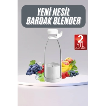 Nevamel u Geçirmez Kablosuz Şarjlı Dayanıklı Taşınabilir Mini Blender