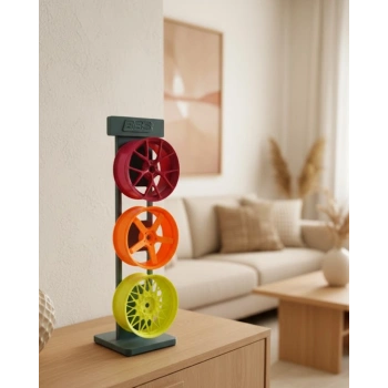 Nevamel® Üçlü Jant Dekoratif Aksesuar Renkli Modern Salon Dekoru