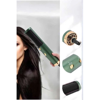 Nevamel Üflemeli Fön Tarak Düzleştirici Seramik Kaplama Elektriklenme Karşıtı