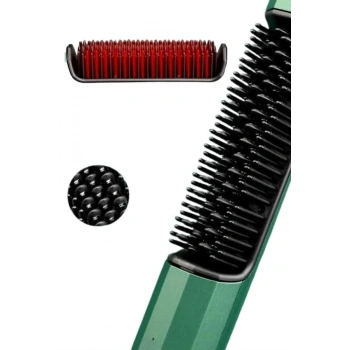 Nevamel Üflemeli Saç Düzleştirici Fön Tarak Yüksek Isı Ayarlı İyon Özellikli