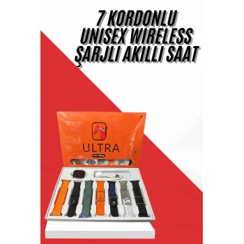 Nevamel Unısex 7 Kordonlu Çok Fonksiyonlu Nabız Ölçer Uyku ve Sağlık Takibi