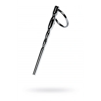 Nevamel® Üretral Plug Metal Balıksırtı, Taban Halkalı, Metal, Gümüş, 10,5 Cm