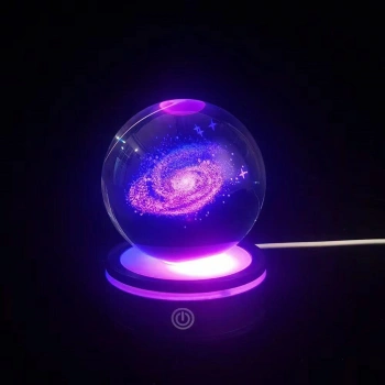 Nevamel USBli Samanyolu Tasarımlı Dönen Cam Küre