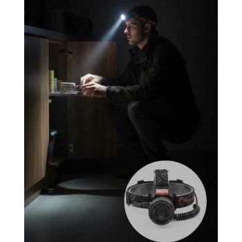 Nevamel® USB Type C Şarjlı Sensörlü Kafa Lambası Uzun Ömürlü Batarya