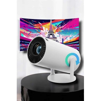 Nevamel USB ve Kablosuz Bağlantı Özellikli 5000 Saat Ampul Ömürlü Projeksiyon