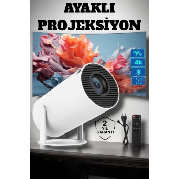 Nevamel USB ve Kablosuz Bağlantı Özellikli 5000 Saat Ampul Ömürlü Projeksiyon