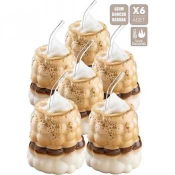 Nevamel Üzüm Bardak Seti (60 ML) - 6 ADET