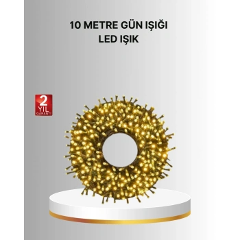 Nevamel Uzun Ömürlü LED Teknolojili 10 Metre Şık Işıklı Süsleme Seti