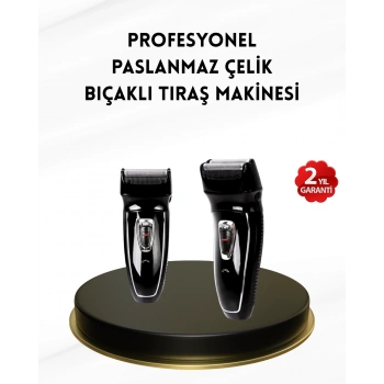 Nevamel Uzun Pil Ömürlü Şarjlı Tıraş Makinesi – Hızlı Şarj Ergonomik Tasarım Çok Yönlü Kullanım