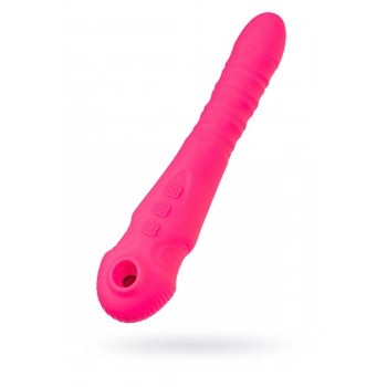 Nevamel® Vakum Uyarımlı Vibratör-Pulsatör Jos Cotox, Silikon, Pembe, 23 Cm