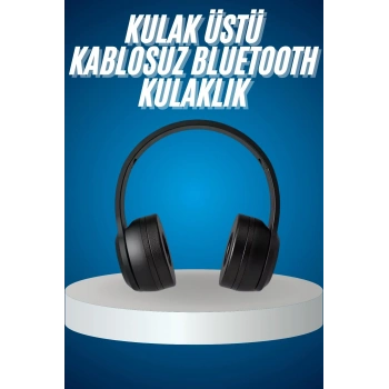 Nevamel® Wireless 5.0 Bluetooth Kablosuz Kulaklık ANC Özellikli Kulak Üstü Ayarlanabilir