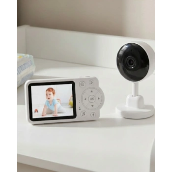 Nevamel® Yakınlaştırma Özellikli Gece Görüşlü Bebek İzleme Kamerası